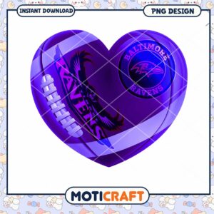 Baltimore Ravens Heart PNG Sublimation Baltimore Ravens Heart PNG Sublimation