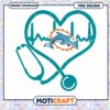 Miami Dolphins Heart Stethoscope PNG 1 Miami Dolphins Heart Stethoscope PNG