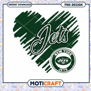 NY Jets Heart PNG Design Instant Download NY Jets Heart PNG Design Instant Download