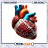 Football Heart PNG Sublimation Design