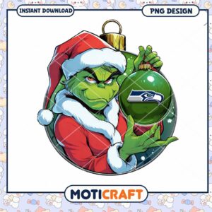 Grinch Seattle Seahawks Christmas PNG Grinch Seattle Seahawks Christmas PNG