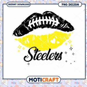 Steelers Lips PNG Design Instant Download