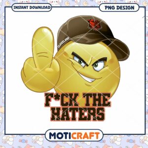 PNG Emoji Fuck Haters Design