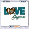 Love My Jaguars PNG Design