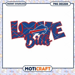 Buffalo Bills Love PNG Design Buffalo Bills Love PNG Design