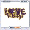 Minnesota Vikings Love PNG Design