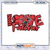 Love Falcons PNG Design