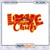 Kansas City Chiefs Love PNG Design
