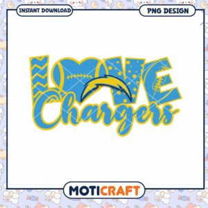 Love Chargers PNG Design