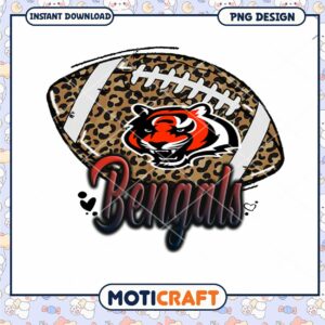 Leopard Bengals Football PNG