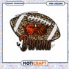 Leopard Browns Football PNG Design 2 Leopard Browns Football PNG Design