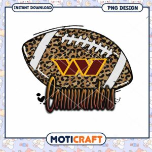 Leopard Commanders Football PNG