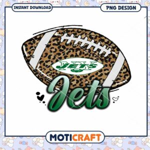Leopard Jets Football PNG Design