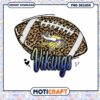 Leopard Vikings Football PNG Design 2 Leopard Vikings Football PNG Design