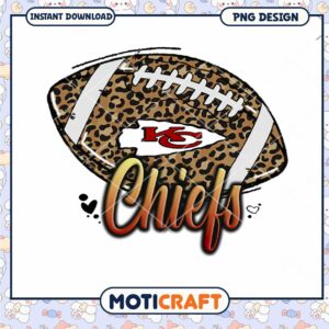 Kansas City Chiefs Leopard Football PNG Kansas City Chiefs Leopard Football PNG