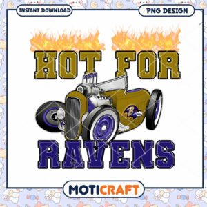 Hot For Ravens PNG Design