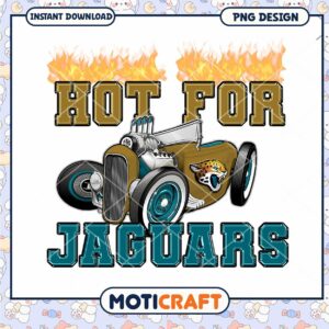 Hot For Jaguars PNG Design