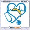 Chargers Heartbeat Stethoscope PNG 1 Chargers Heartbeat Stethoscope PNG