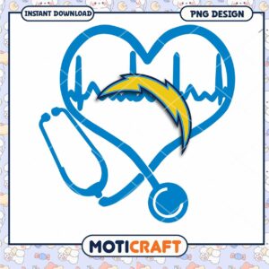 Chargers Heartbeat Stethoscope PNG Chargers Heartbeat Stethoscope PNG