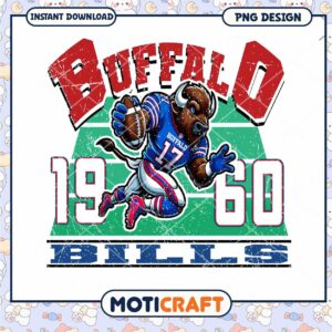 Buffalo Bills PNG Design 1960