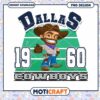 Dallas Cowboys PNG Design 1960