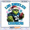 Grinch Los Angeles Chargers PNG 2 Grinch Los Angeles Chargers PNG