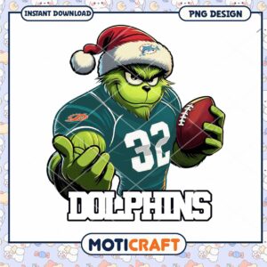 Grinch Miami Dolphins PNG Grinch Miami Dolphins PNG