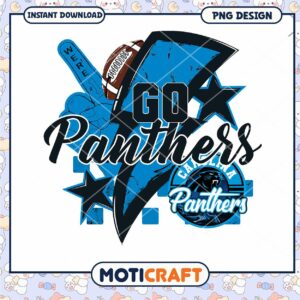 Go Panthers PNG Design Football