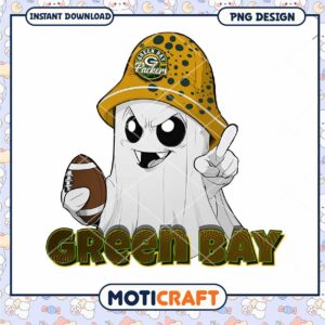 Green Bay Packers Ghost PNG Sublimation Green Bay Packers Ghost PNG Sublimation