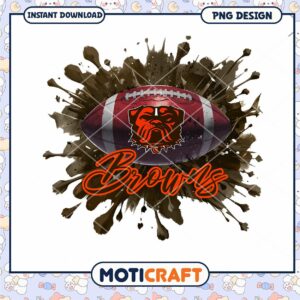 Browns Football PNG Design