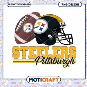 Pittsburgh Steelers PNG Football Design