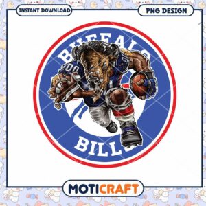 Buffalo Bills Mascot PNG Design