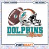 Miami Dolphins PNG Football Design