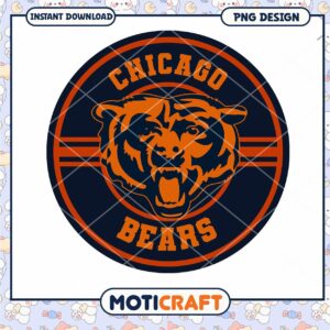 Chicago Bears PNG Logo Instant Download
