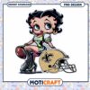 Bettie Page Football PNG Sublimation