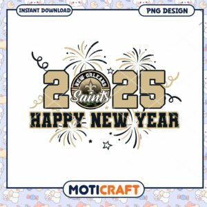 New Orleans Saints 2025 PNG Design