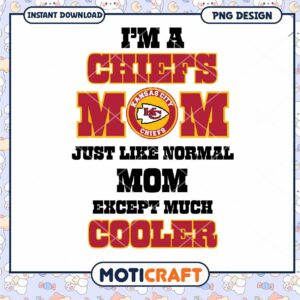 Kansas City Chiefs Mom PNG Design