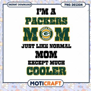 Green Bay Packers Mom PNG Design Green Bay Packers Mom PNG Design