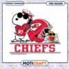 Snoopy Chiefs PNG Football Design