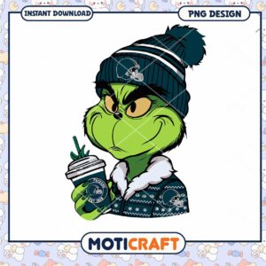 Grinch Packers PNG Sublimation Design