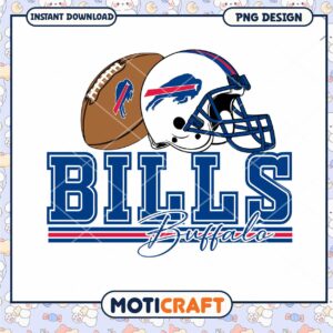 Buffalo Bills PNG Design Football Helmet & Ball Buffalo Bills PNG Design Football Helmet & Ball