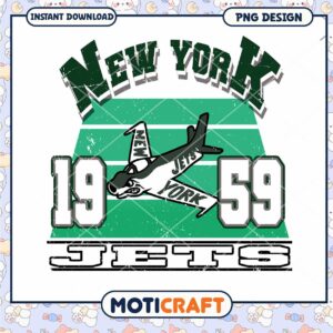 NY Jets PNG Design 1959 Plane