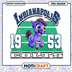 Indianapolis Colts Pony PNG Design