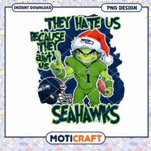 Grinch Seattle Seahawks PNG Sublimation