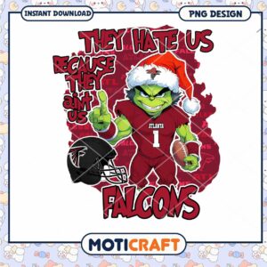 Grinch Atlanta Falcons PNG Design