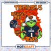 Grinch Chicago Bears Christmas PNG