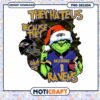 Grinch Baltimore Ravens PNG Design 2 Grinch Baltimore Ravens PNG Design