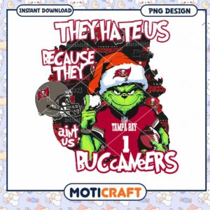 Grinch Tampa Bay Buccaneers PNG Design