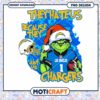 Grinch Los Angeles Chargers PNG Sublimation