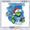 Grinch Detroit Lions Christmas PNG